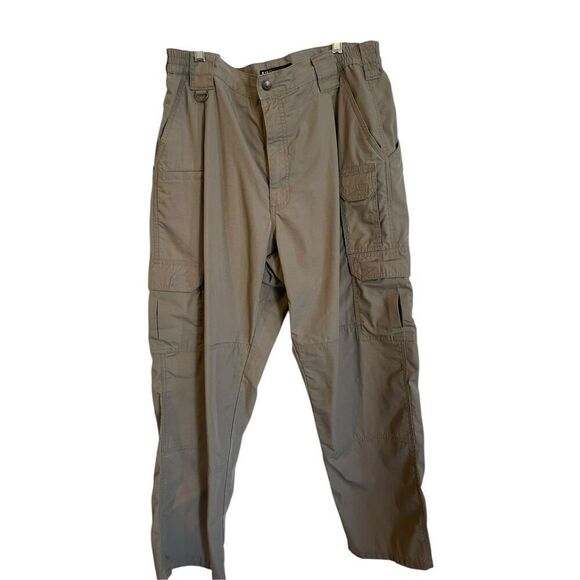5.11 Tactical Mens Tan Double Knee Cargo Pants Size 36 - Picture 1 of 13